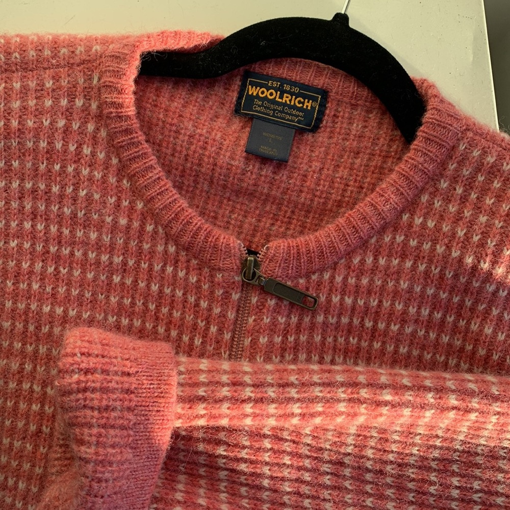 Woolrich Vintage Zipper Sweater - Desert Rose